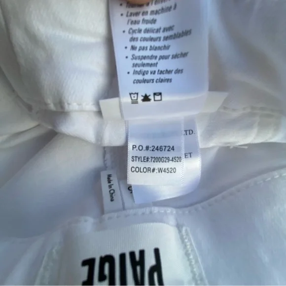 NWOT Paige Mayslie Belted Denim Jogger Pants size 26 2 - Picture 12 of 14